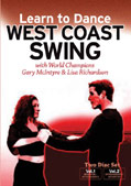 West Coast Swing Volumes 1 and 2 (Two Disc DVD Set) by Gary and Lisa McIntyre